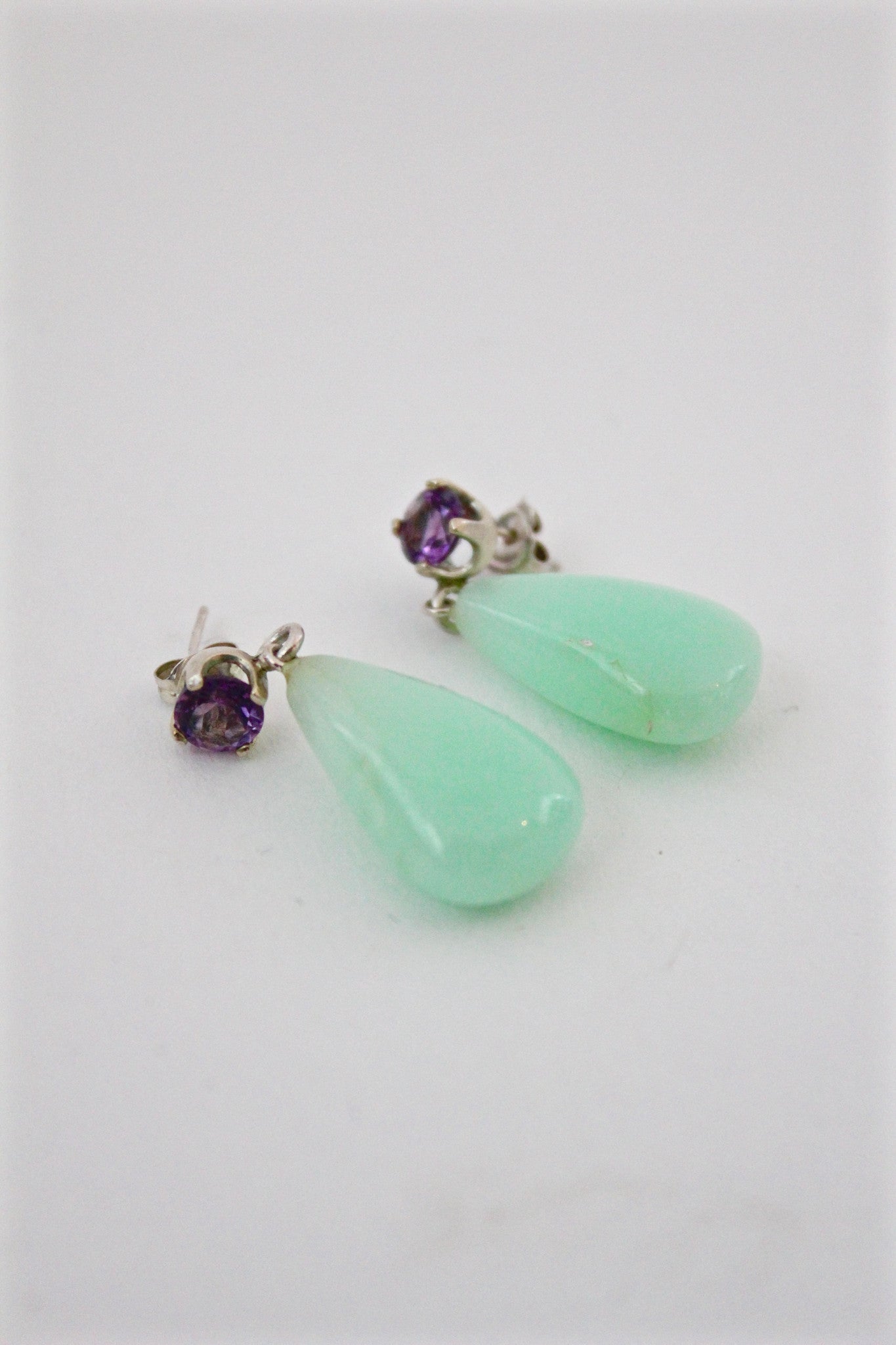 crysoprase earrings