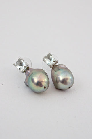 baroque pearl earrings