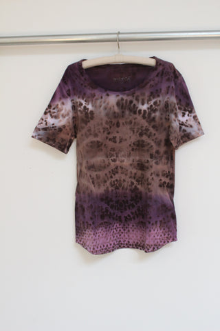 tie-dye tee shirt - purple