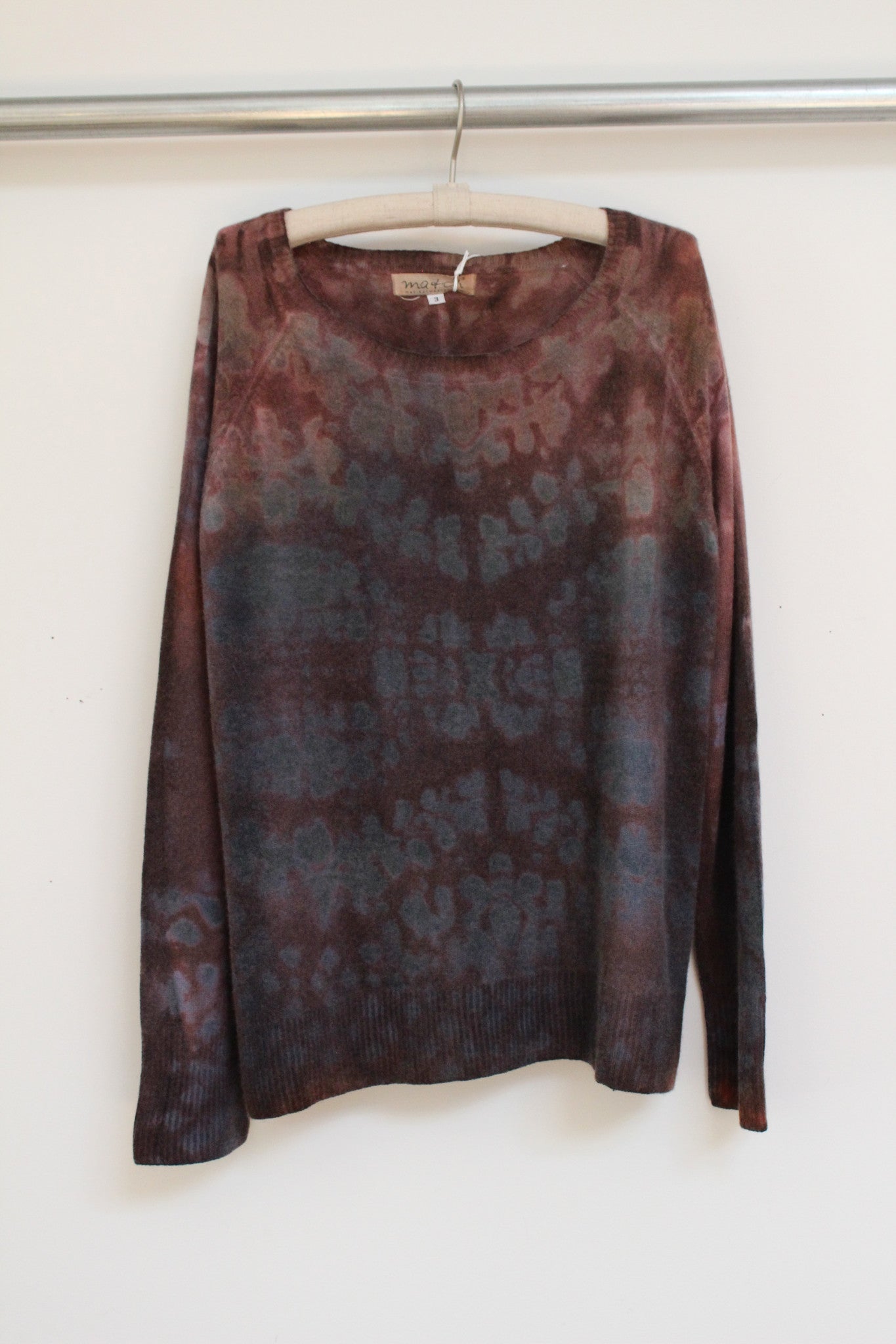 vintage raglan crew - mineral