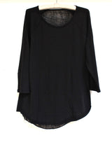 3/4 sleeve raglan cocoon tee