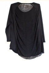 3/4 sleeve raglan cocoon tee