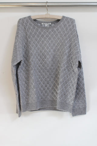 quilted sweatshirt