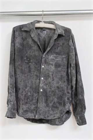 axel tie-dye button down