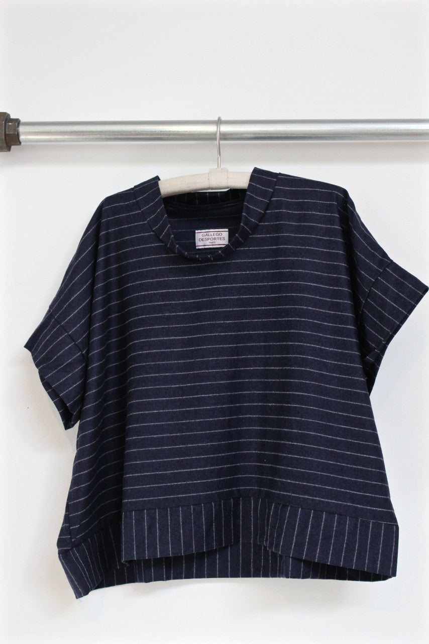 striped flannel top