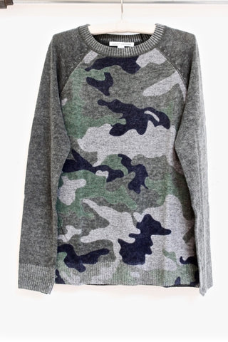 inked camo sweatshirt