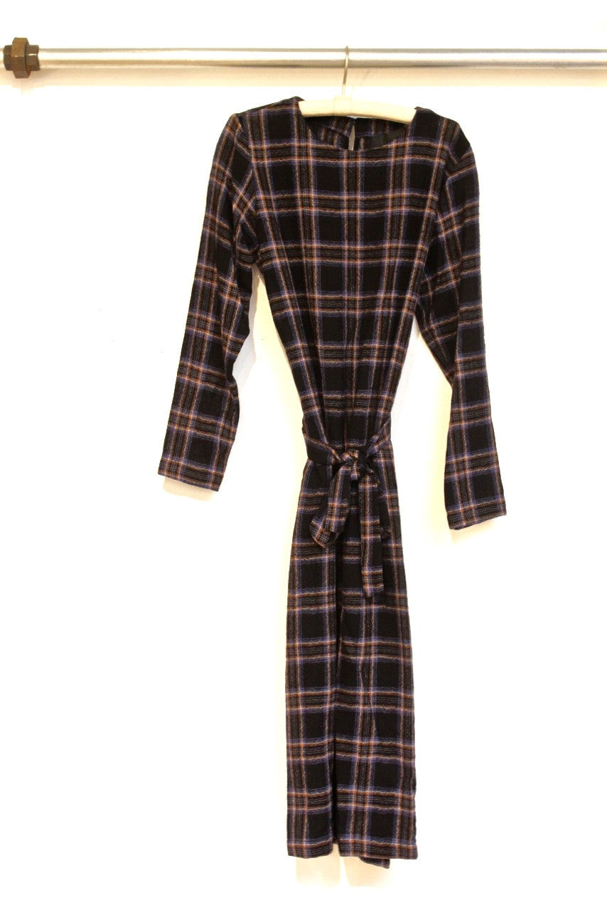 simone dress - plaid