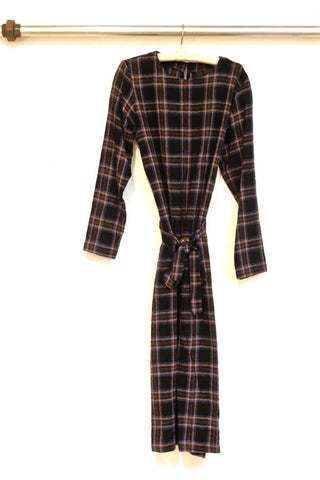 simone dress - plaid