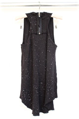 zipper back painter splash tank