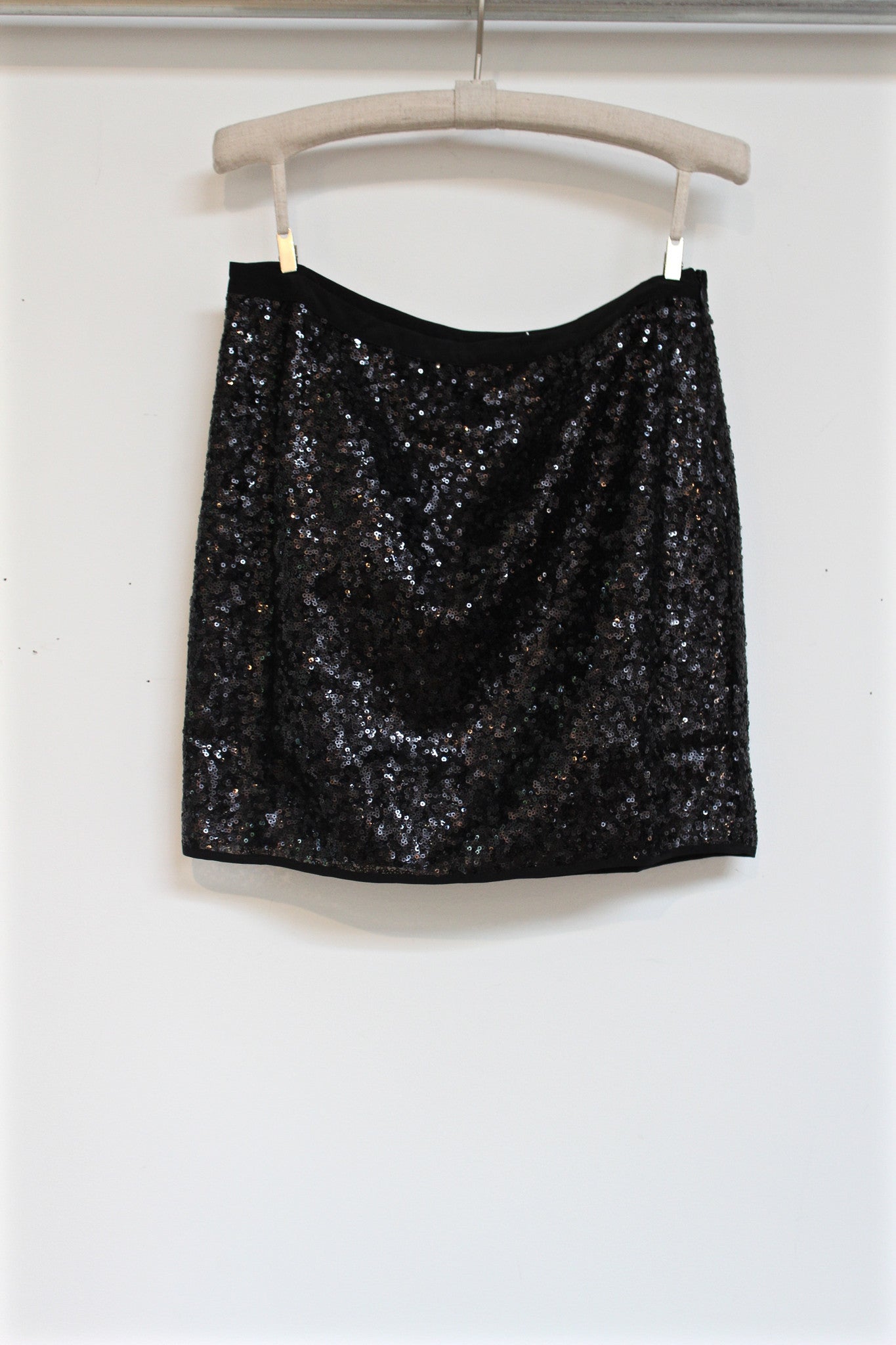 sequin mini skirt