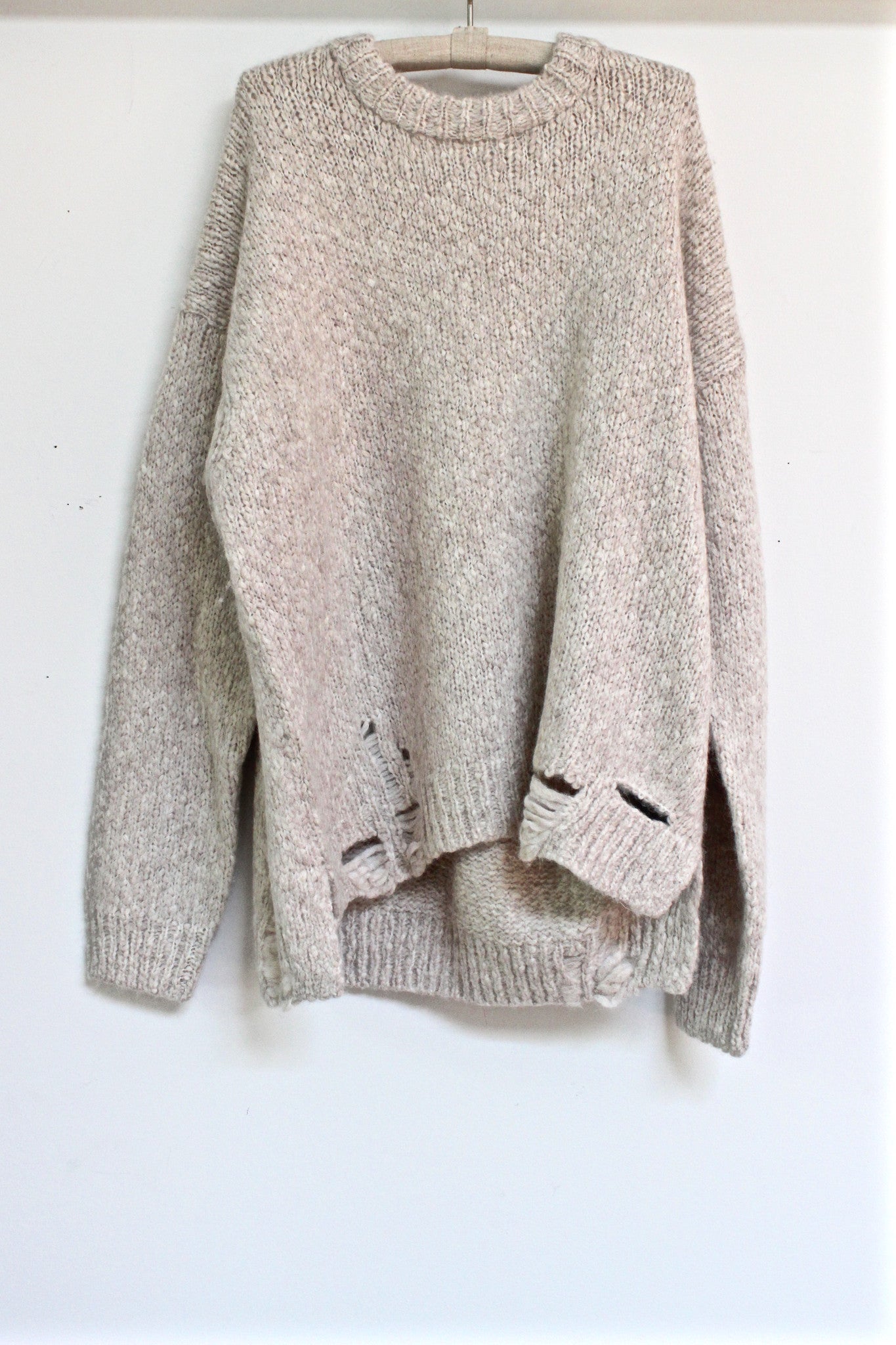 alpaca oversize pullover