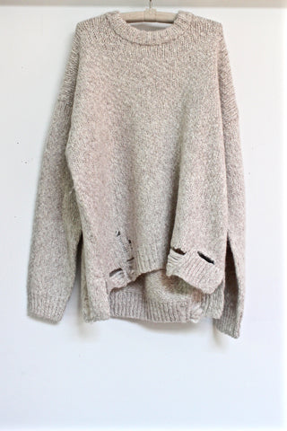 alpaca oversize pullover