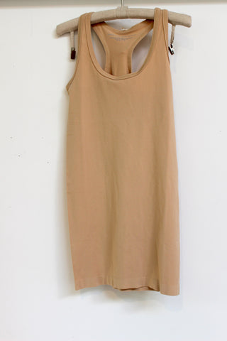 seamless racer tank - nude