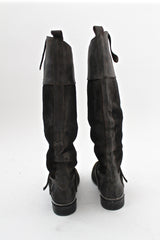 charlye leather-suede riding boots