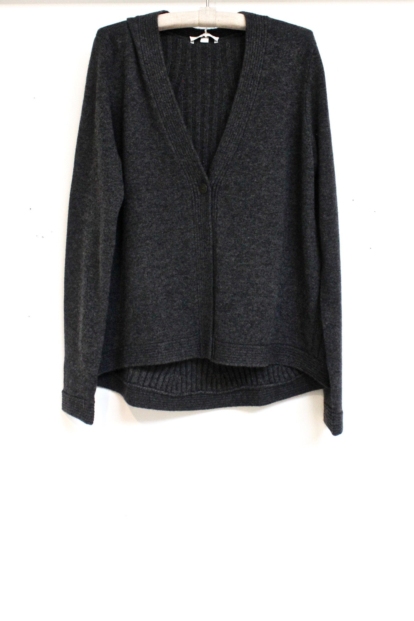 rib back cardigan
