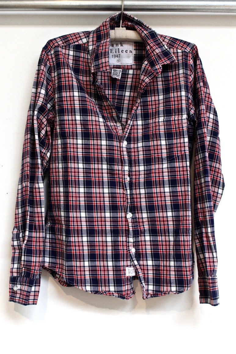 barry - blue and red plaid