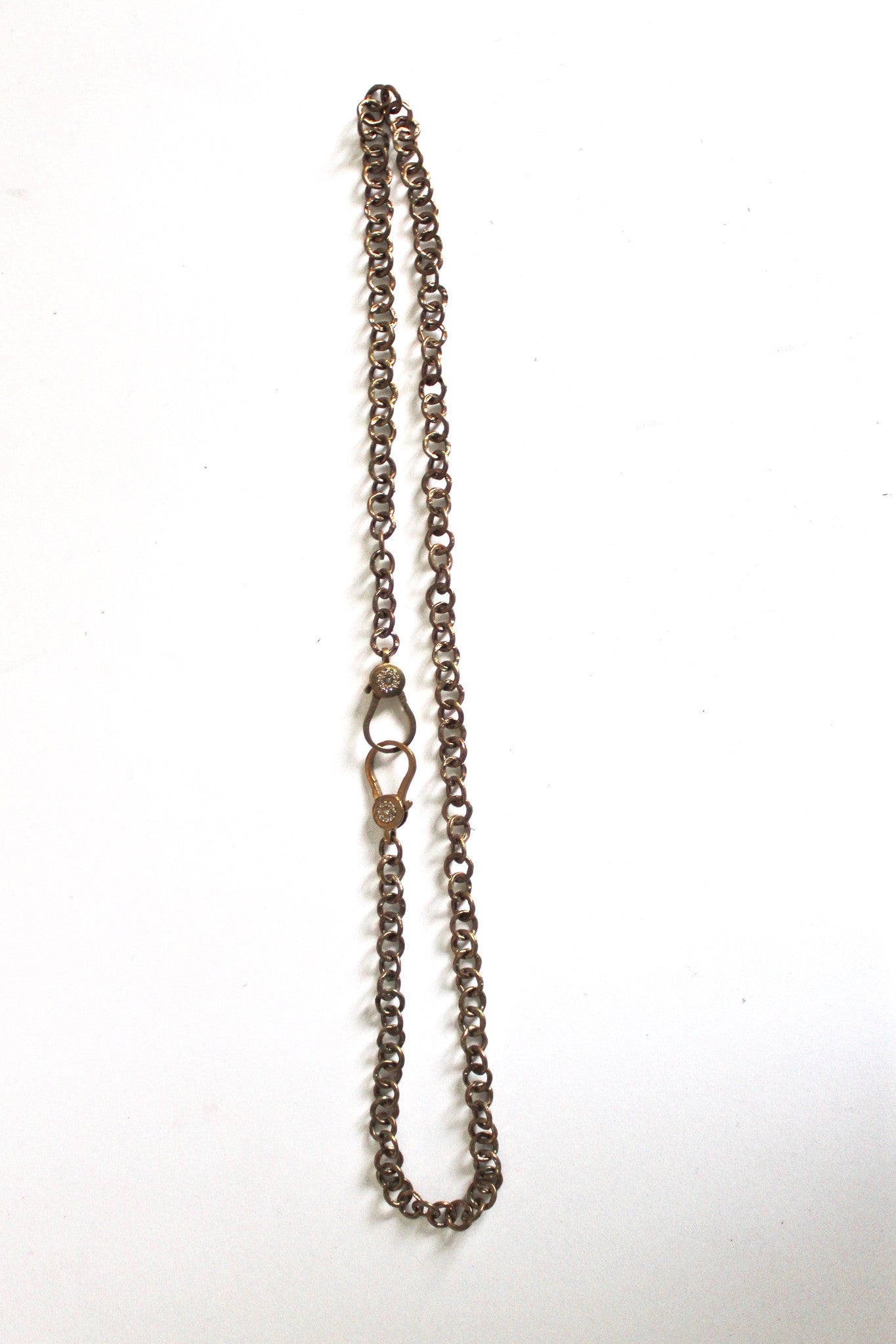 brass chain necklace