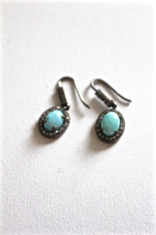 larimar earrings