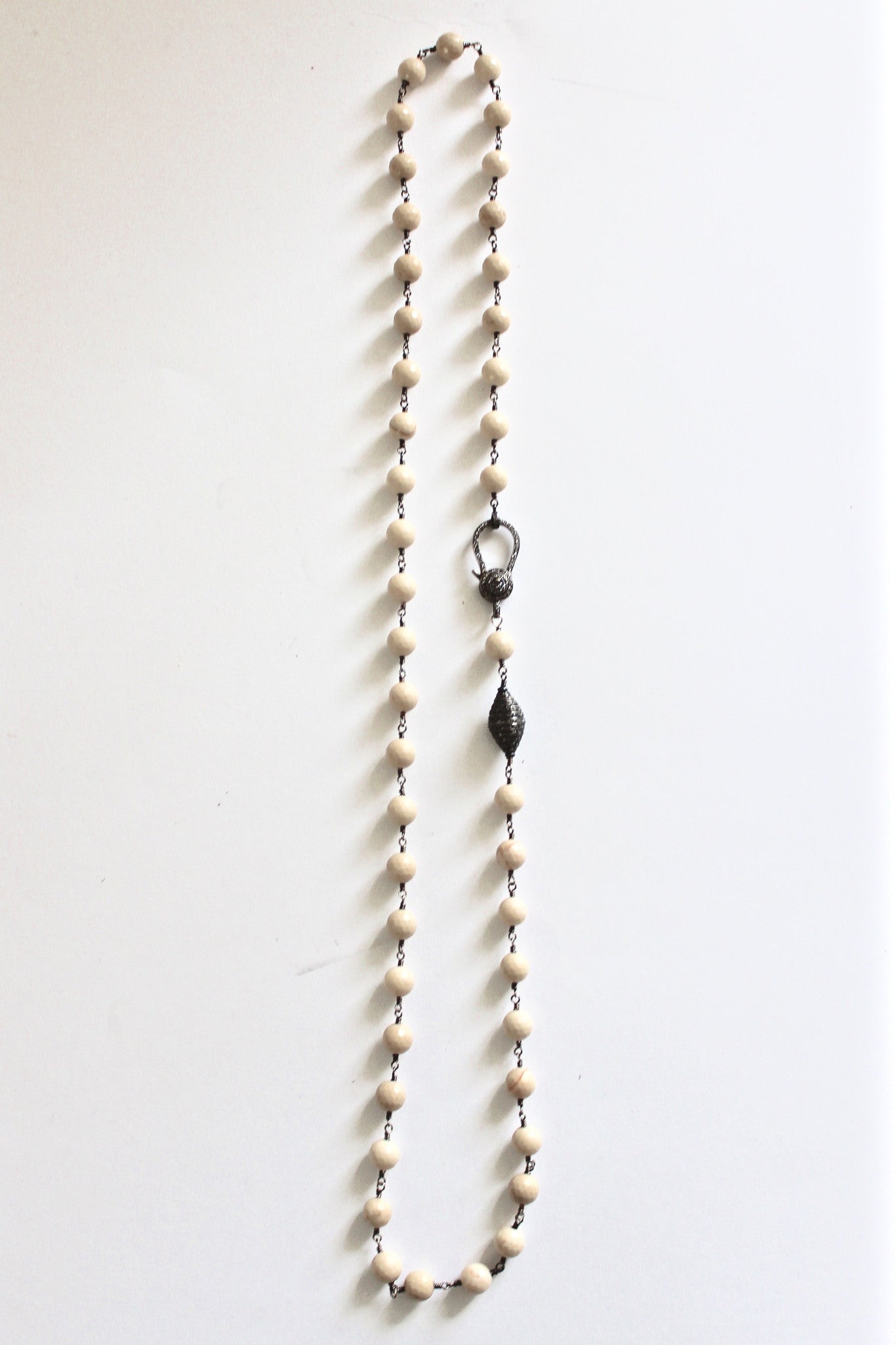 fossilized coral necklace