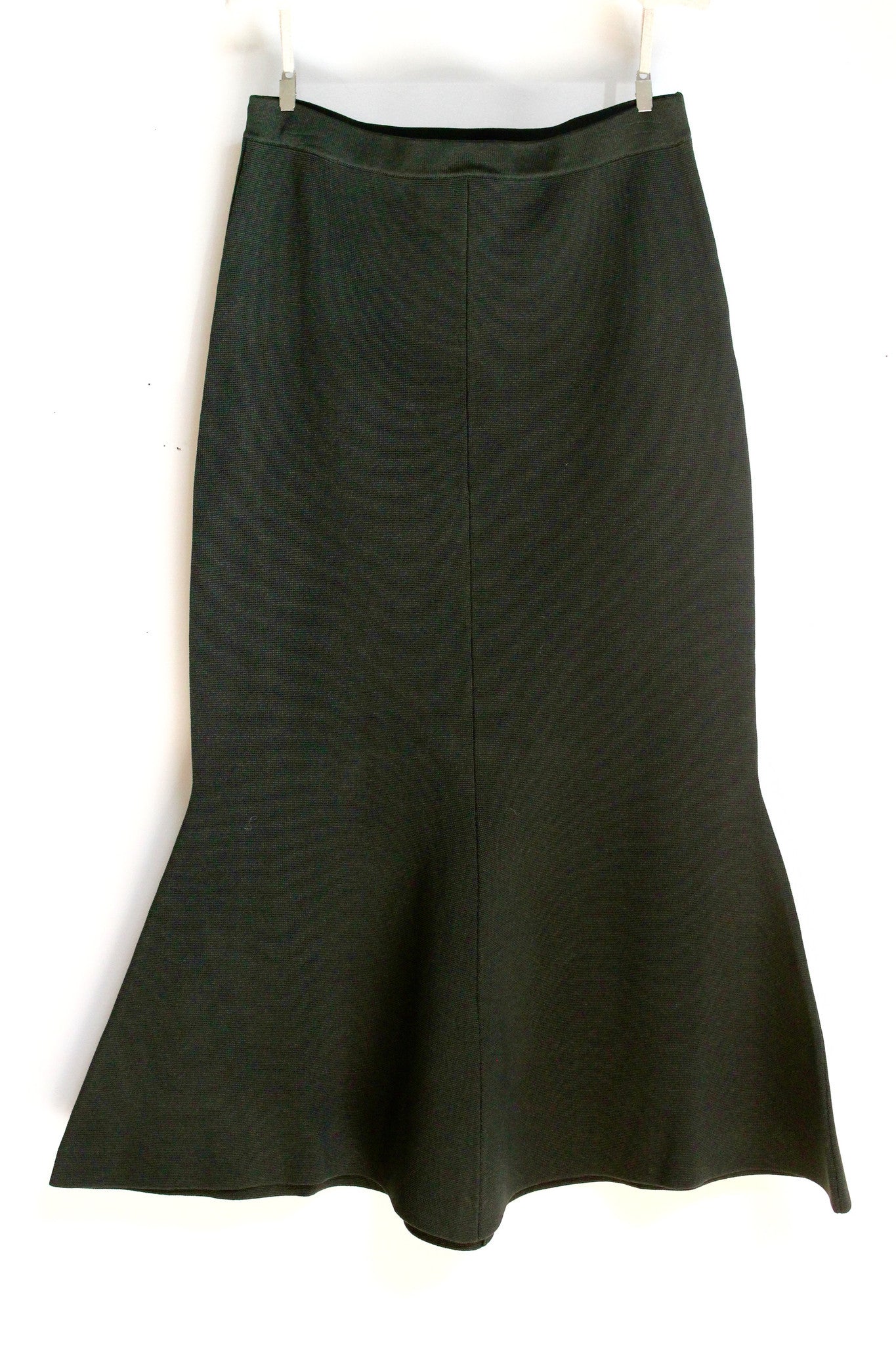 transit knit skirt - hunter green