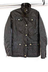 quilted utility jacket - olive