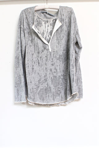 burnout henley tee