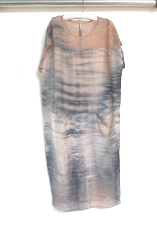 boxy dress - rose tie dye