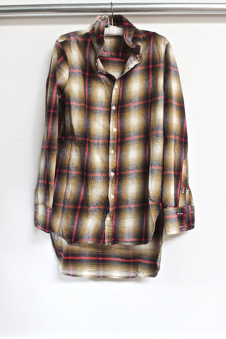 carine tunic - plaid flannel