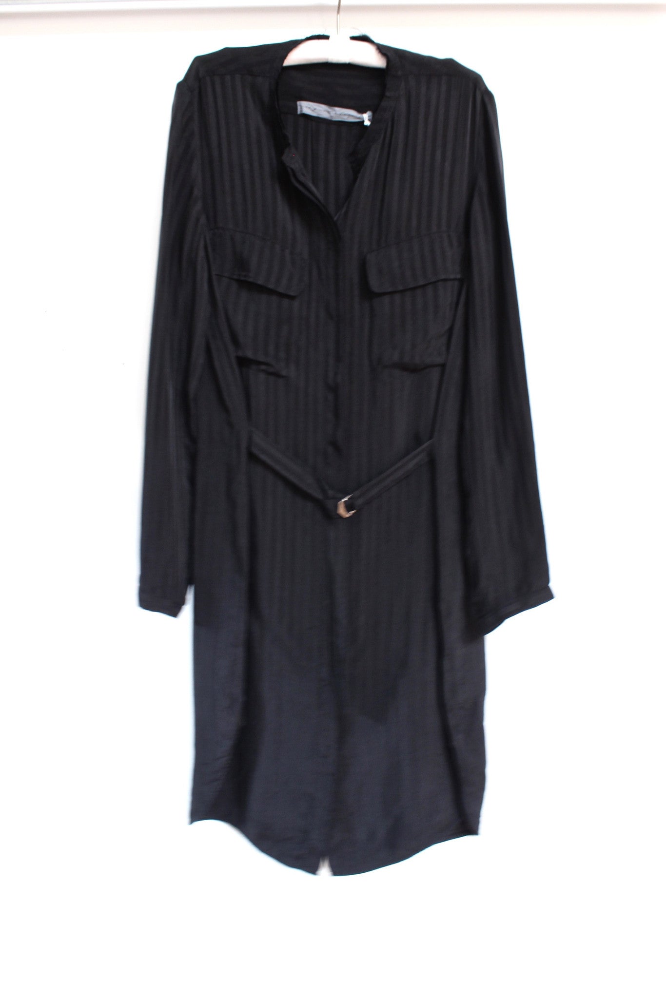 belted workwear dress