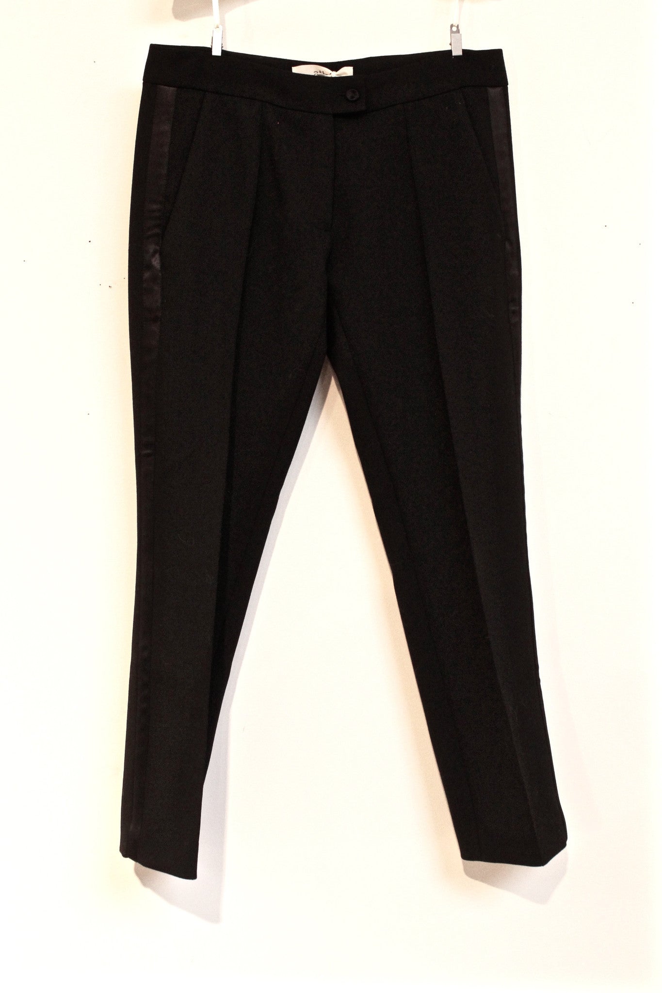 black balthazar tuxedo pant