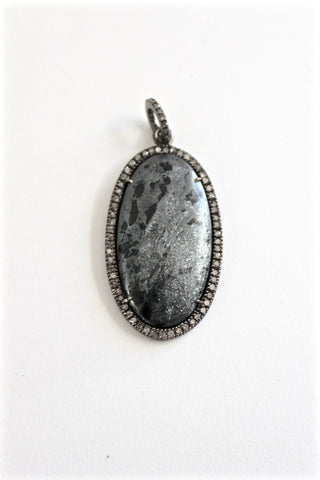 labradorite pendant - large