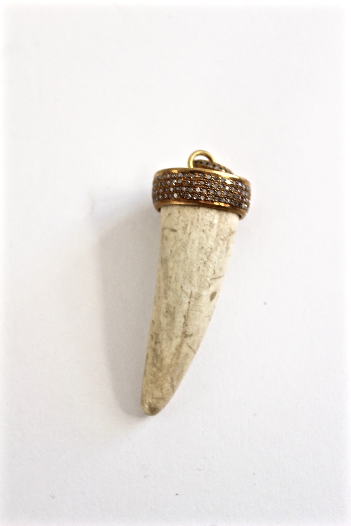 anter with diamond encrusted brass cap