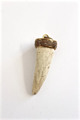 anter with diamond encrusted brass cap