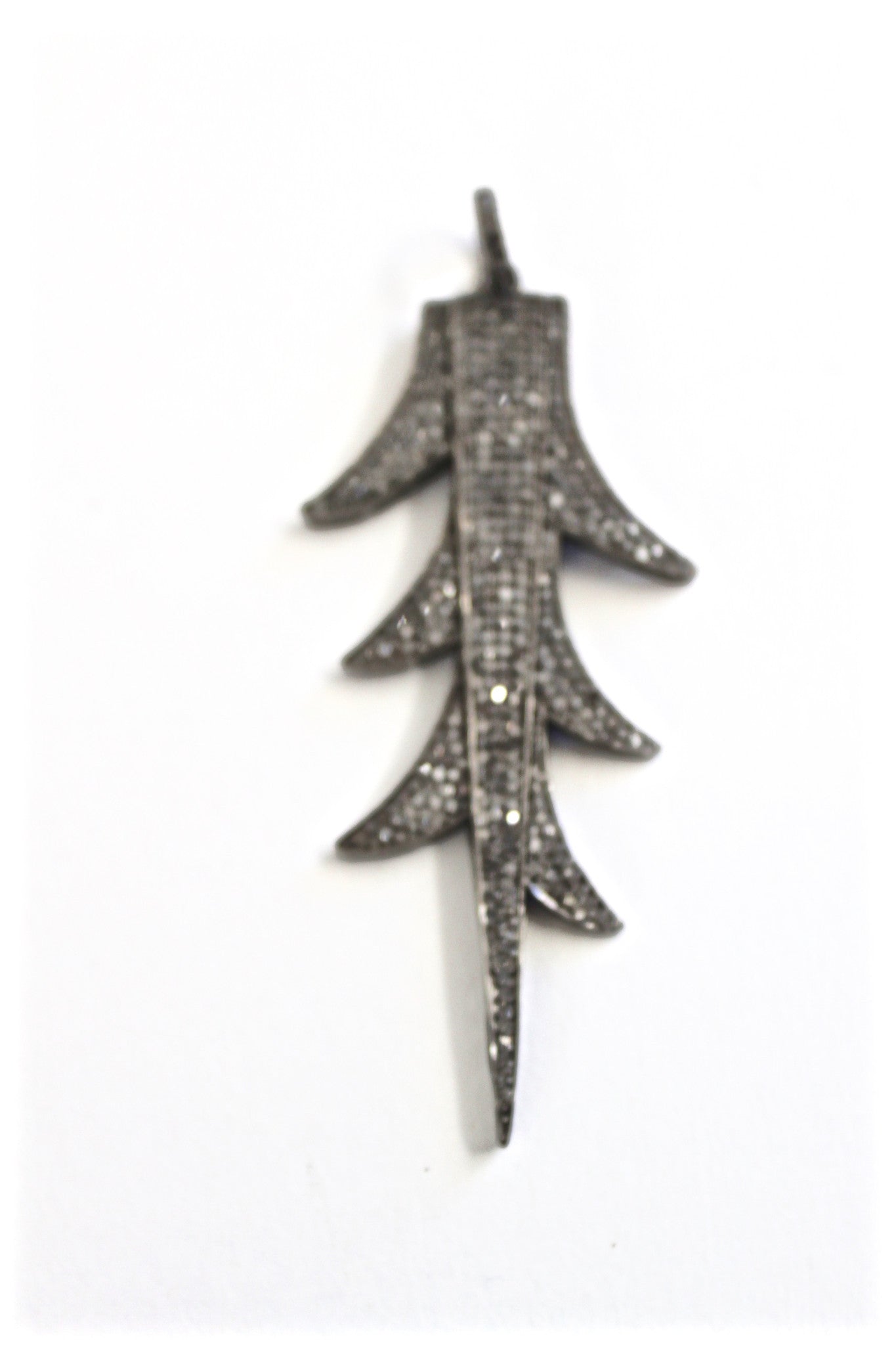 diamond thorn pendant - large