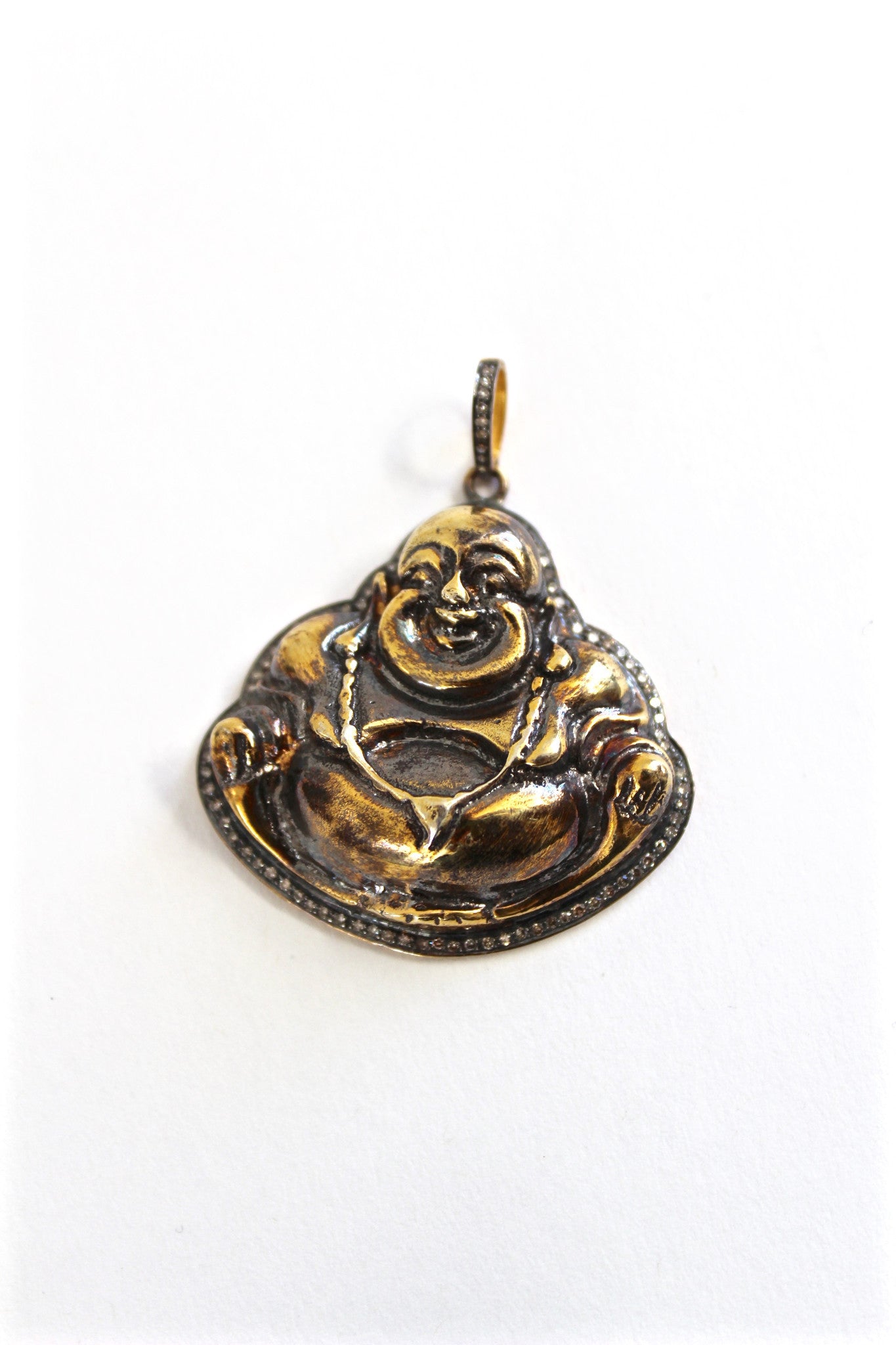 brass buddha pendant