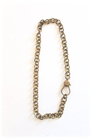 brass chain - short