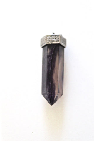 amethyst crystal pendant